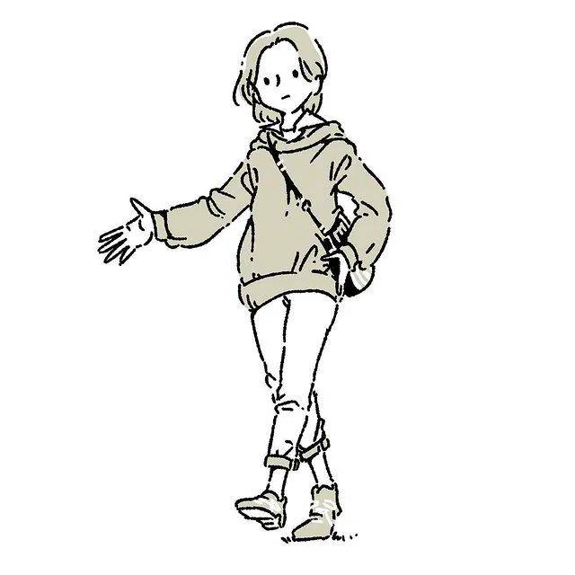 小清新簡筆畫女生微信頭像(女生ins文藝風頭像)