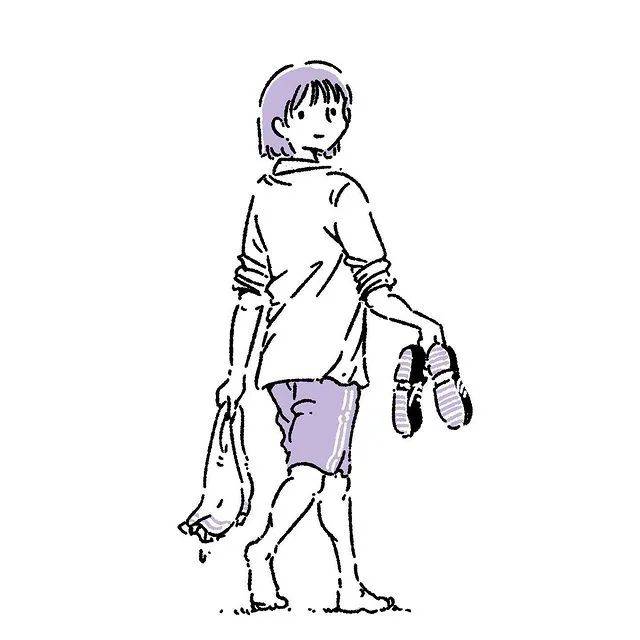 小清新簡筆畫女生微信頭像(女生ins文藝風頭像)