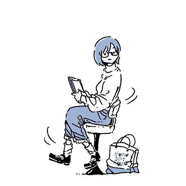 小清新簡筆畫女生微信頭像(女生ins文藝風頭像)