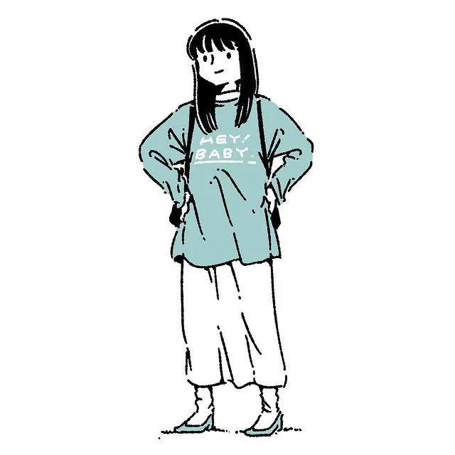 小清新簡筆畫女生微信頭像(女生ins文藝風頭像)