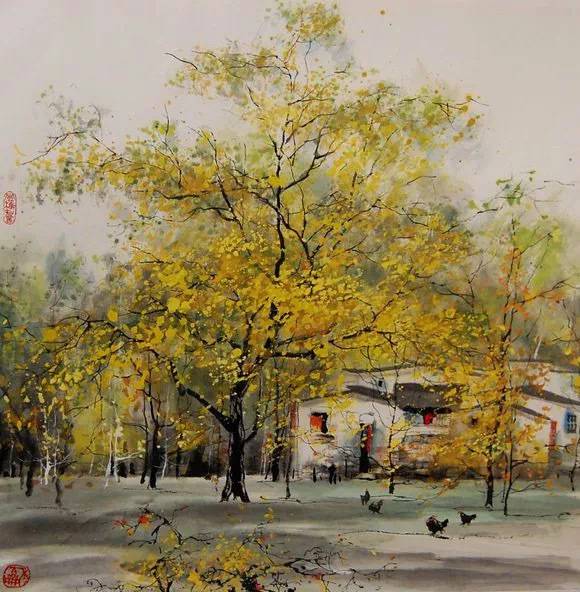 靜謐優美——一組讓人心靈寧靜的唯美國畫作品（圖）