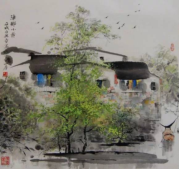 靜謐優美——一組讓人心靈寧靜的唯美國畫作品（圖）
