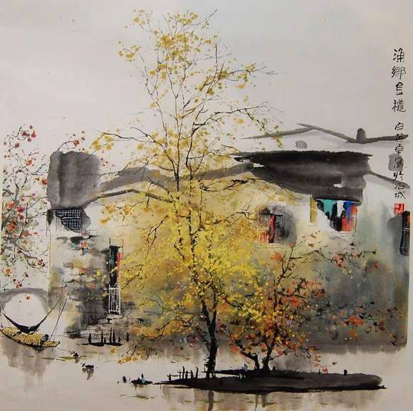 靜謐優美——一組讓人心靈寧靜的唯美國畫作品（圖）