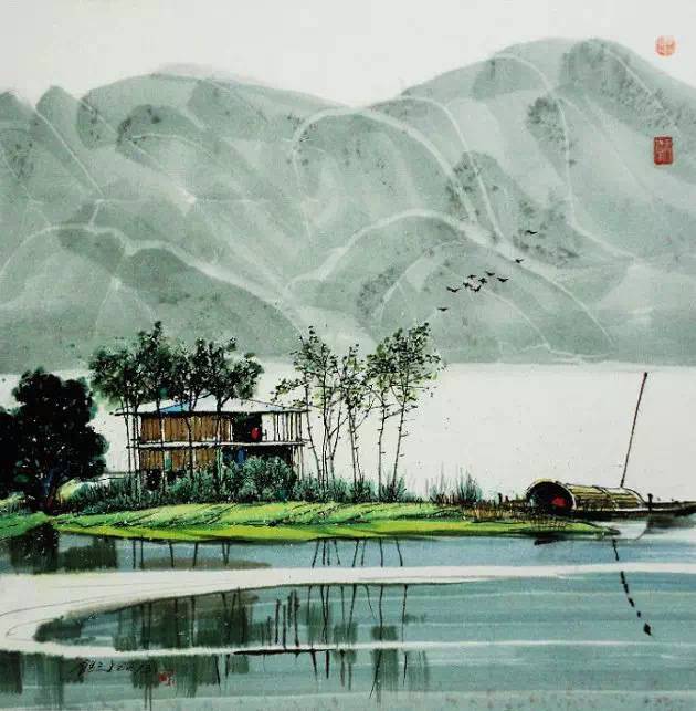 靜謐優美——一組讓人心靈寧靜的唯美國畫作品（圖）