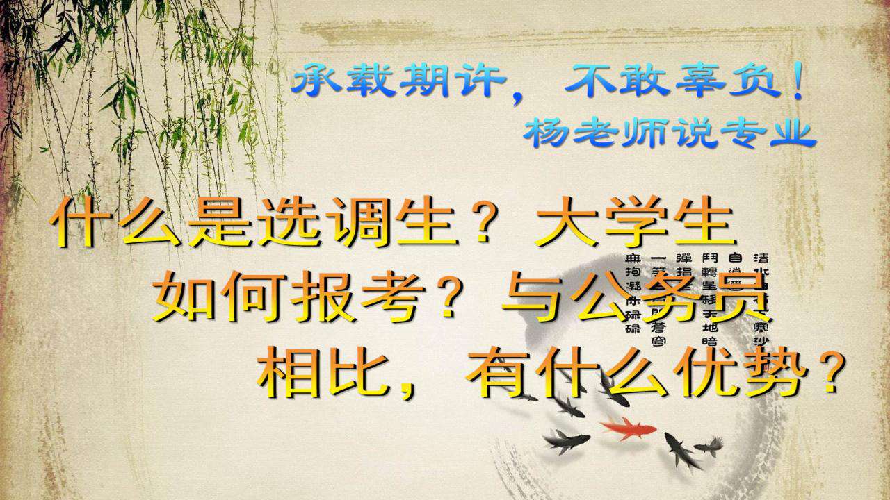 什么是選調(diào)生？大學(xué)生如何報(bào)考？與公務(wù)員相比，有什么優(yōu)勢(shì)？