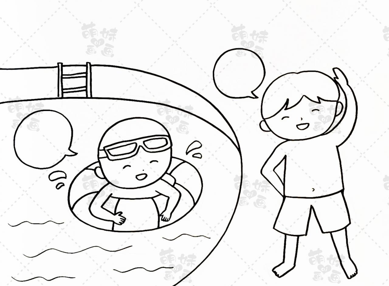 防溺水手抄報大全圖片(簡單的小學生預防溺水手抄報)