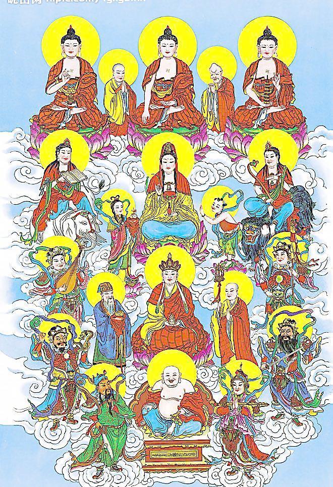 中國神仙100名實力排名圖片(中國神仙排名譜系表)
