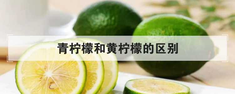 青檸檬和黃檸檬的區別，黃檸檬和青檸檬的區別是什么