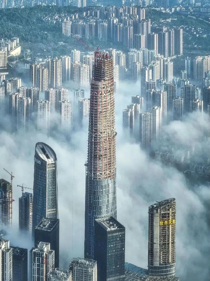 重慶最高建筑多少米(重慶在建高樓最新進展)